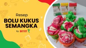 Bolu Kukus Semangka Cantik dan Bewarna Ala Betet Indonesia