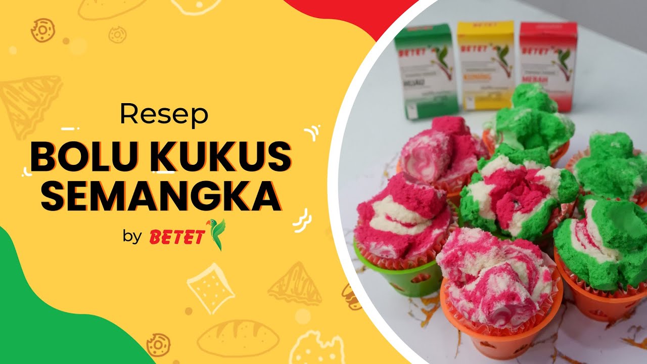 Bolu Kukus Semangka Cantik Dan Bewarna Ala Betet Indonesia