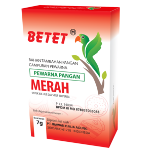 Pewarna Bubuk Makanan dan Sirup Berperisa Warna Merah