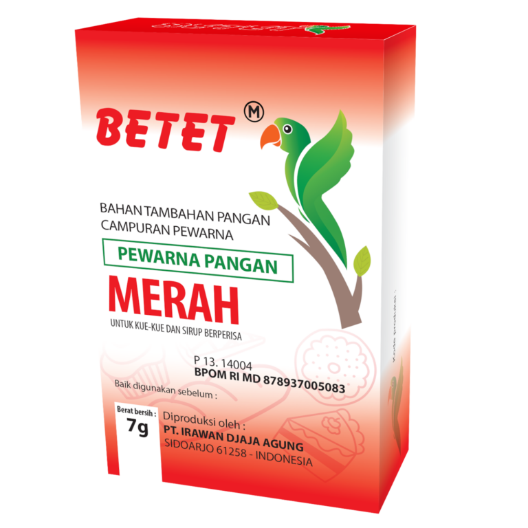 Pewarna Bubuk Makanan dan Sirup Berperisa Warna Merah