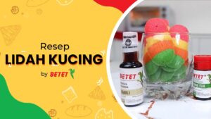 Resep Lidah Kucing Mudah Dan Warna-Warni Ala Betet