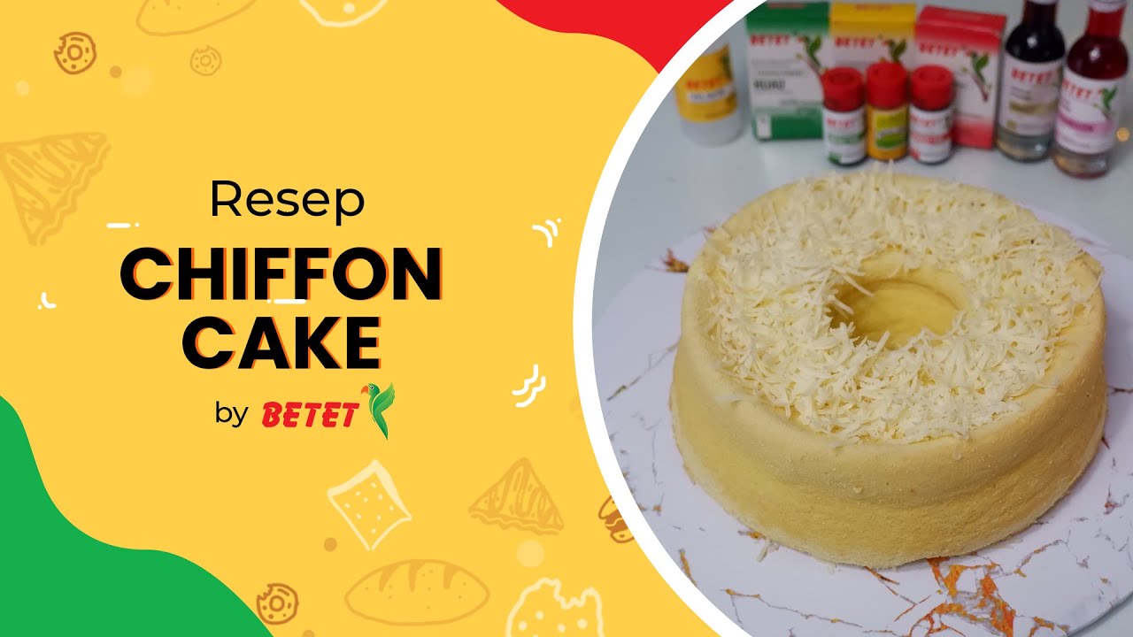 Vanilla Chiffon Cake Ala Betet Indonesia